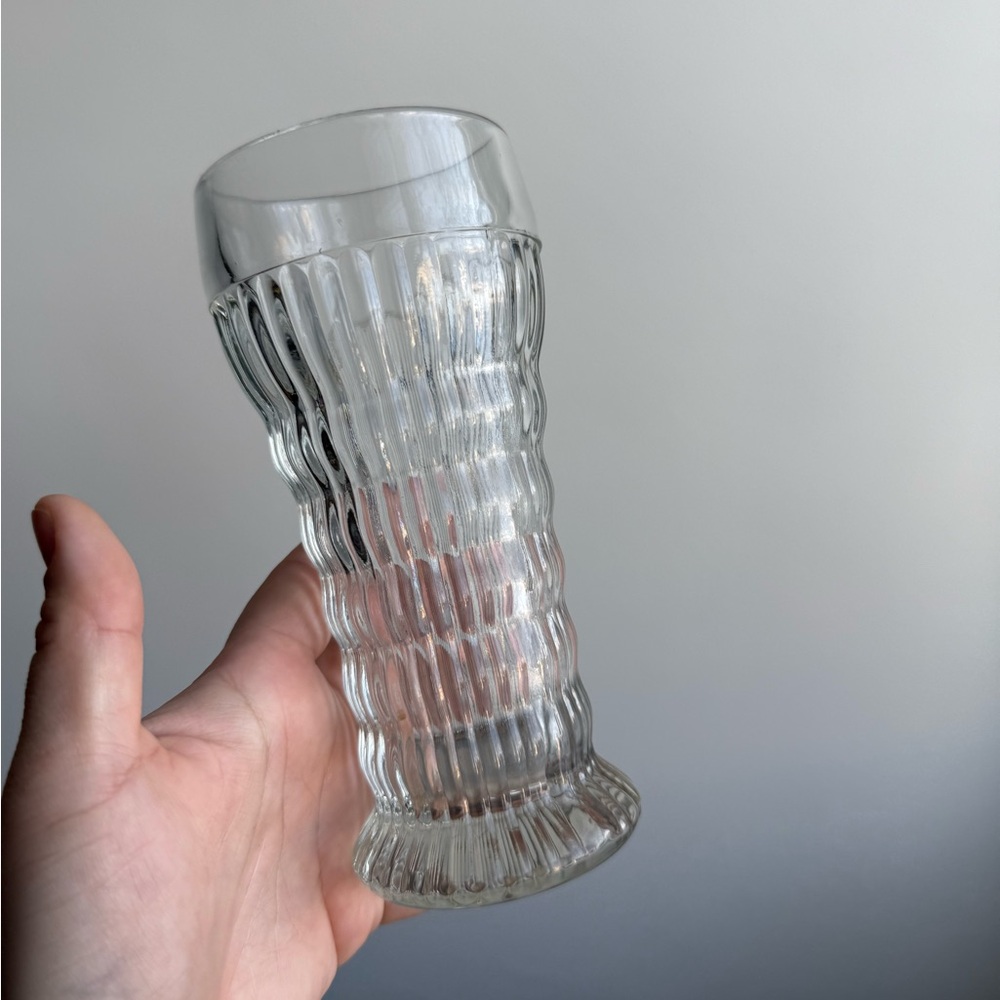 1 Vintage Ice Cream Bar Soda Fountain 7 Footed Jeanette Co Glass Cup